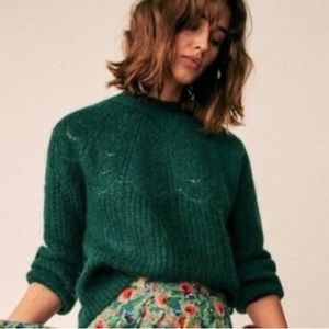 Sezane Emerald Paulin Sweater